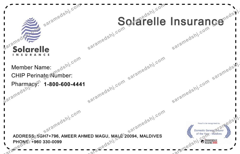 Maldives health insurance card